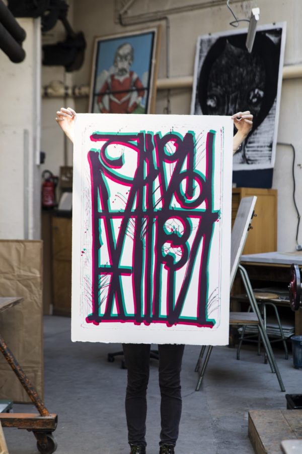 ludavico-and-ludovico-turquoise-pink-edition-retna-print-them-all-lithograph-printing-house-paris